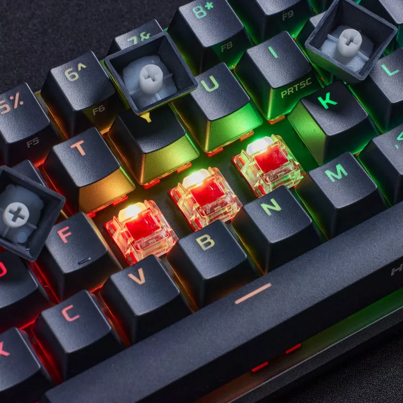 HyperX Alloy Origins 65 – mechanická herná klávesnica – HX Aqua (US rozloženie)