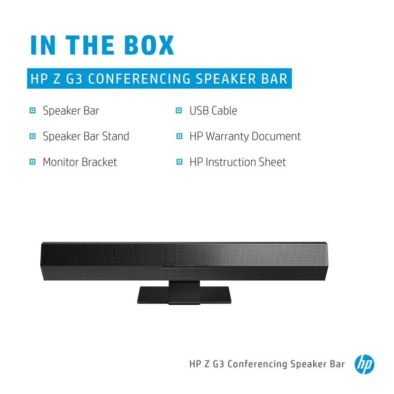 Konferenčná zvuková lišta HP Z G3 konferenčná zvuková lišta 647Y2AA