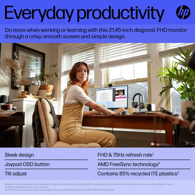 Monitor HP V22v G5 54,5 cm (21,4 palca) Full HD 1920 x 1080