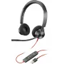 HP Poly Poly Blackwire 3320 USB-A headset, káblový, kancelária/call centrum, 130 g, headset, čierna