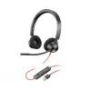 HP Poly Poly Blackwire 3320 USB-A headset, káblový, kancelária/call centrum, 130 g, headset, čierna