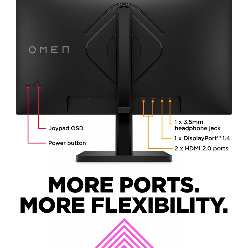 OMEN by HP 60,5 cm (23,8 inch) FHD 165 Hz herný monitor – OMEN 24