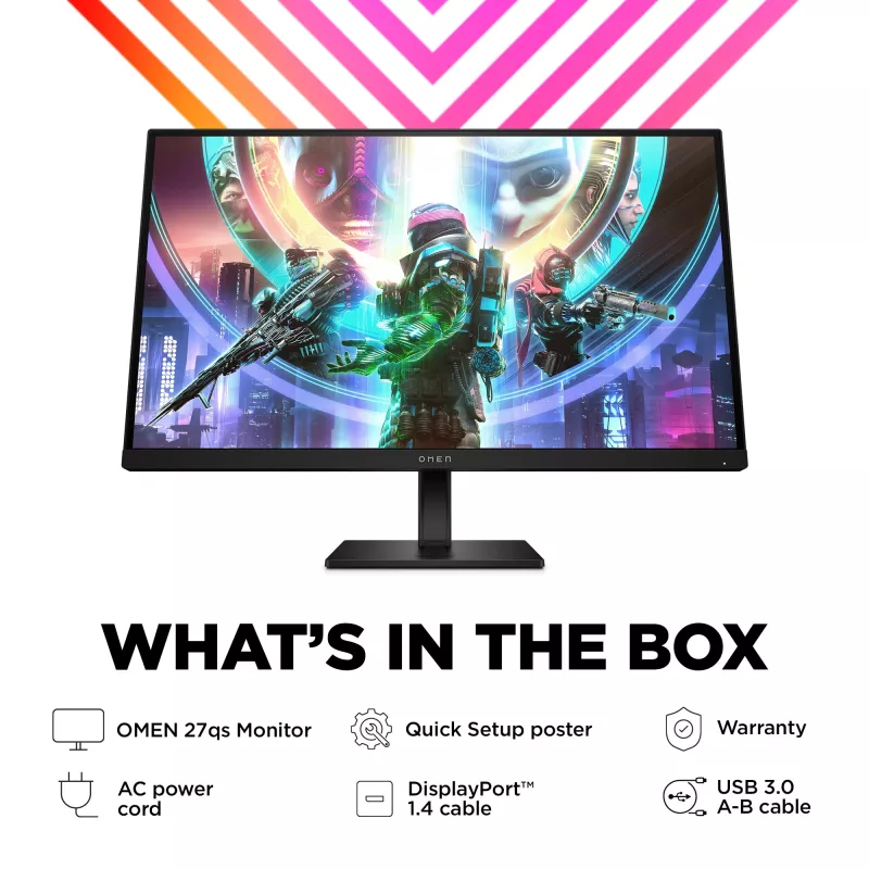 OMEN by HP 27 inch QHD 240 Hz herný monitor – OMEN 27qs