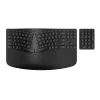 HP 965 ergonomická bezdrôtová klávesnica, plná veľkosť (100 %), bezdrôtová, RF bezdrôtová + Bluetooth, membránová, čierna
