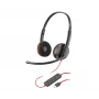 Headset POLY Blackwire C3220 stereo USB-C s puzdrom