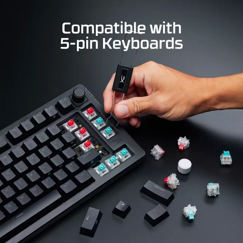 Lineárny mechanický spínač klávesnice KINGSTON HyperX 85U07AA 45 g sila stlačenia
