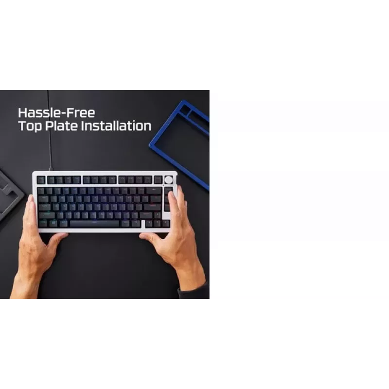 Mechanický kryt klávesnice KINGSTON HyperX Alloy Rise Navy Blue (model 85U10AA)