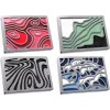 Magnetický odznak Kingston HyperX Abstract Series 85U20AA — reklamný kovový odznak s magnetickou zadnou stranou