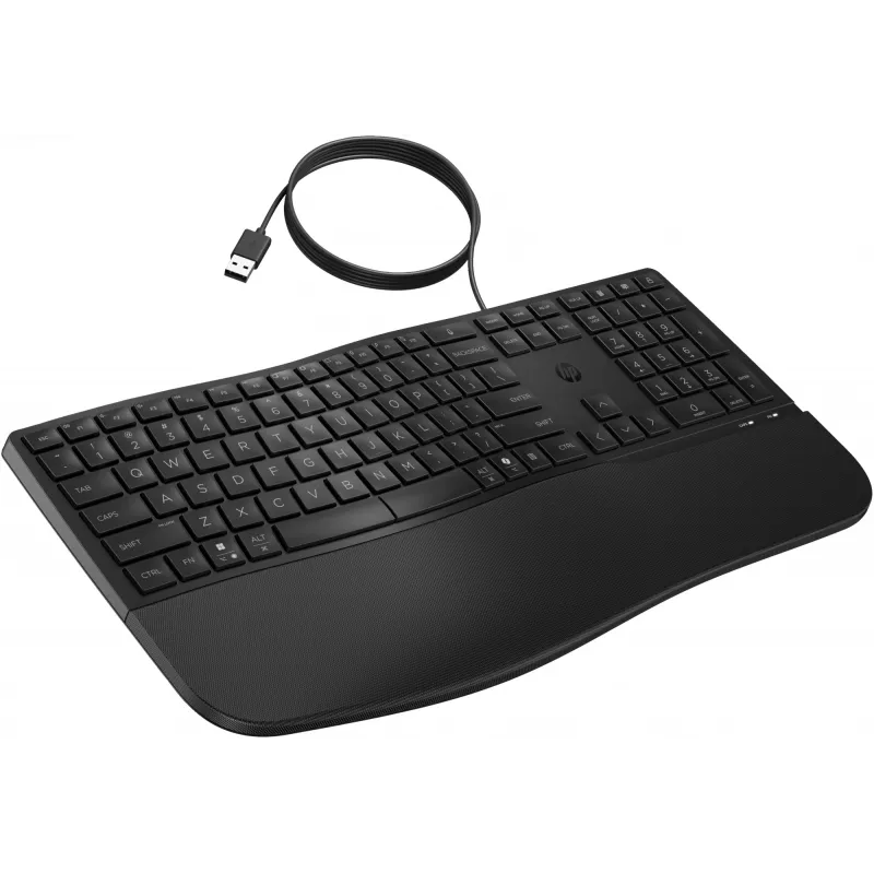 Káblová klávesnica plnej veľkosti HP 485 Comfort s USB portom a 23 programovateľnými klávesmi