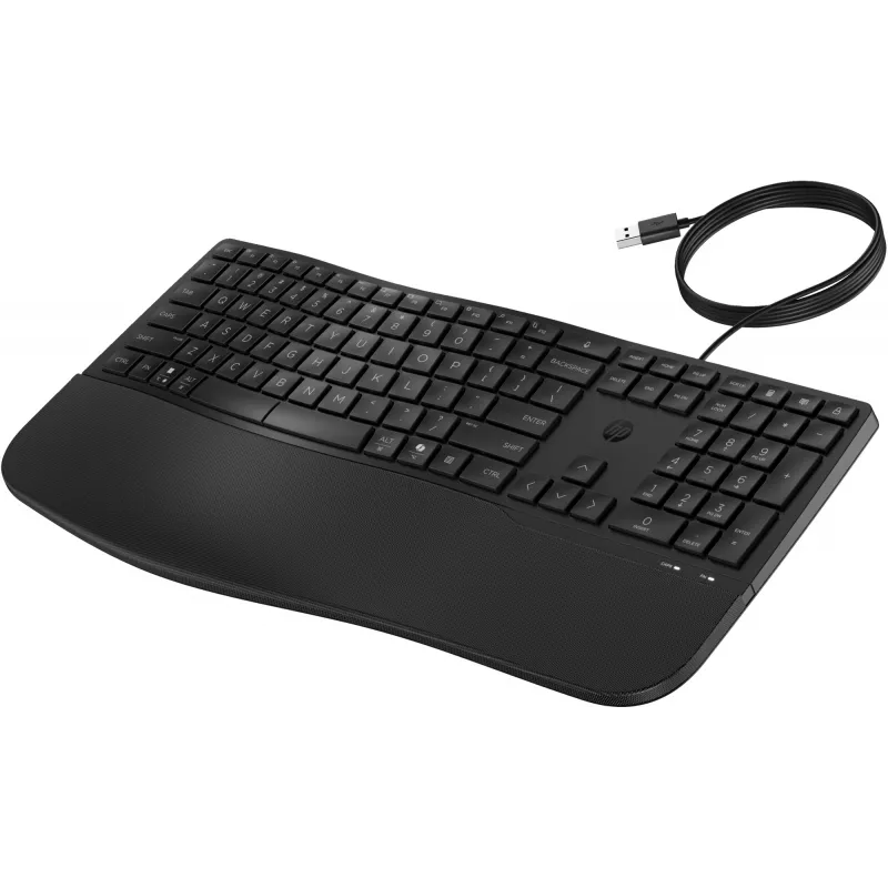 Káblová klávesnica plnej veľkosti HP 485 Comfort s USB portom a 23 programovateľnými klávesmi