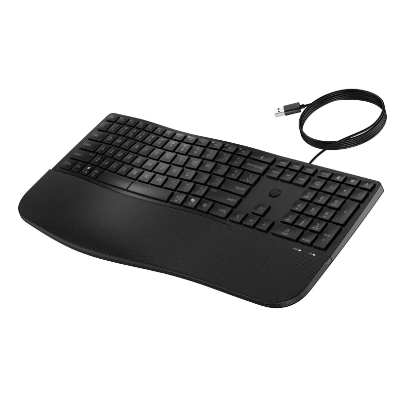 Káblová klávesnica plnej veľkosti HP 485 Comfort s USB portom a 23 programovateľnými klávesmi