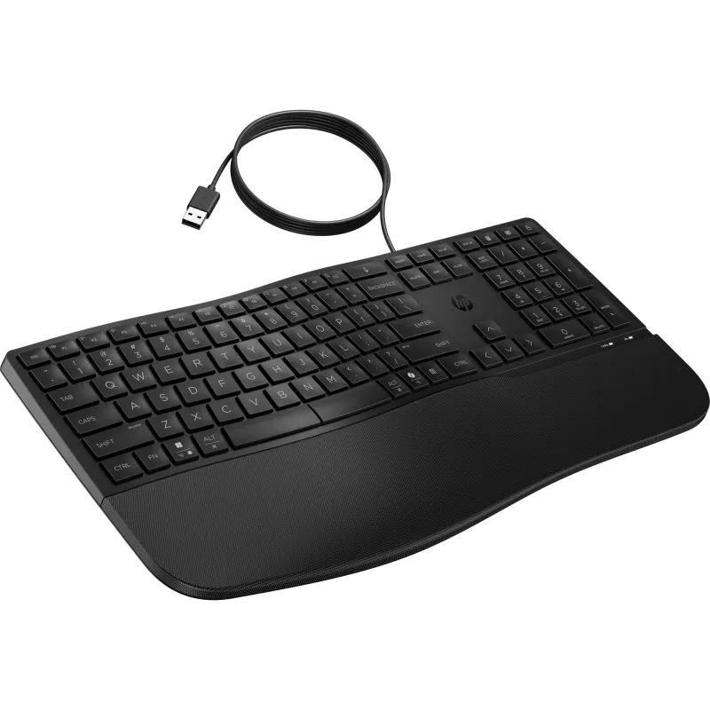 Káblová klávesnica plnej veľkosti HP 485 Comfort s USB portom a 23 programovateľnými klávesmi