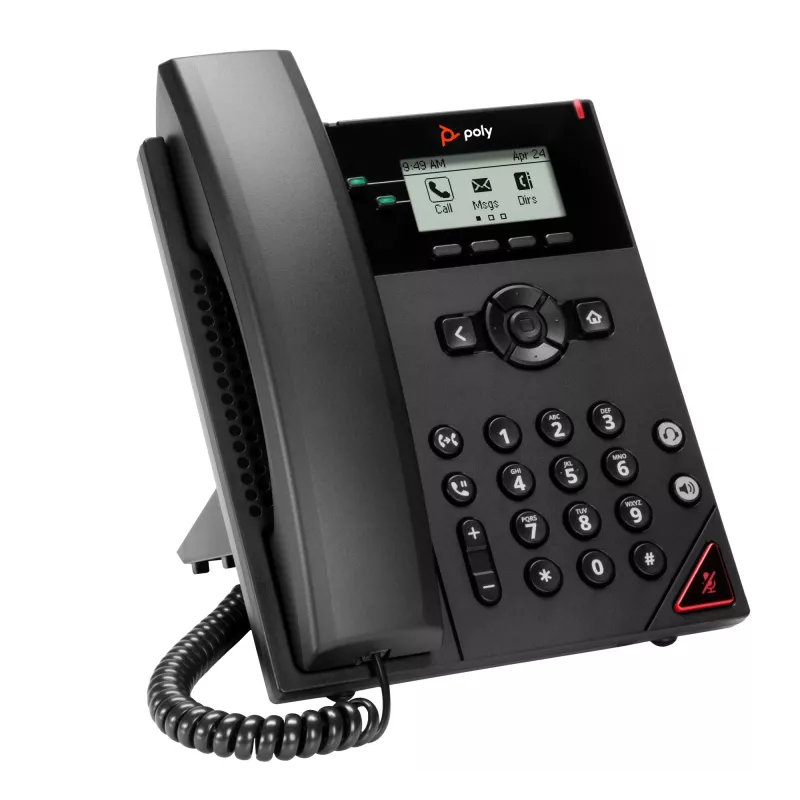 HP Poly VVX 150 2-linkový IP telefón a PoE, 300 g, Čína, Mexiko, 357 kg