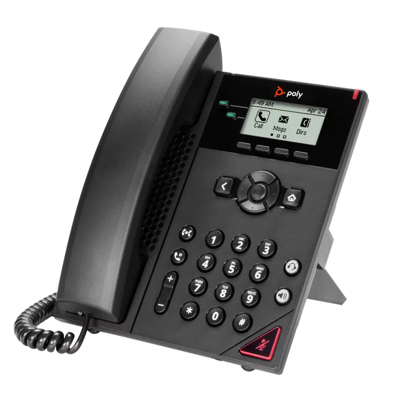 HP Poly VVX 150 2-linkový IP telefón a PoE, 300 g, Čína, Mexiko, 357 kg