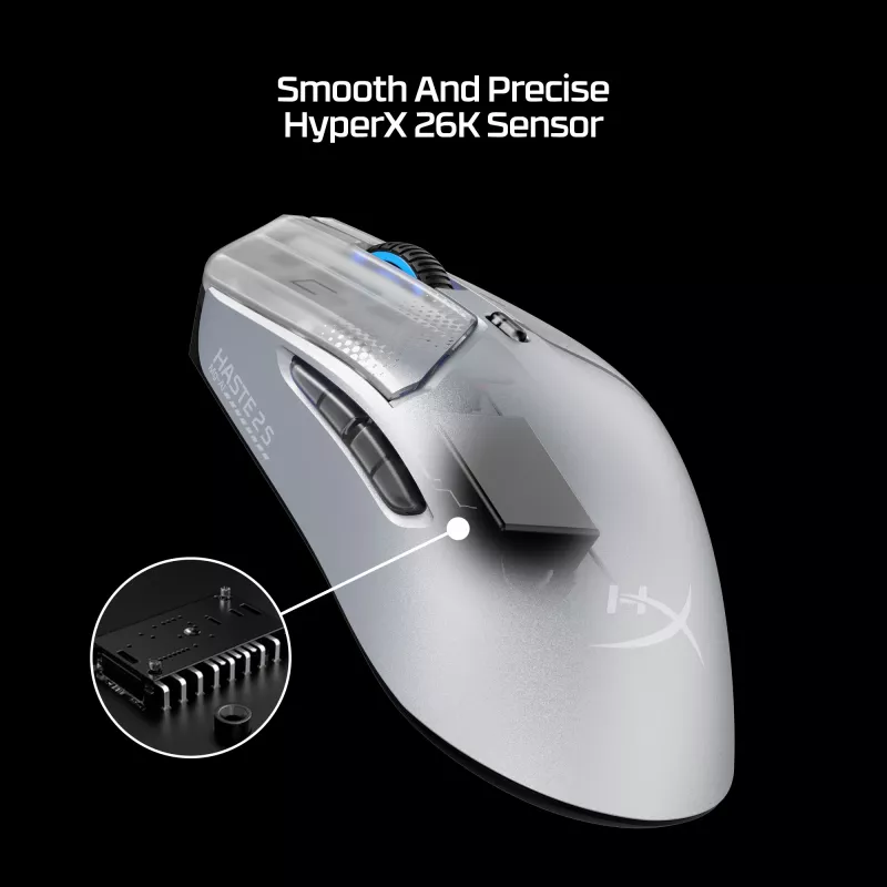 Bezdrôtová herná myš HP HyperX Pulsefire Haste 2 S Navy 64 g Li-Ion