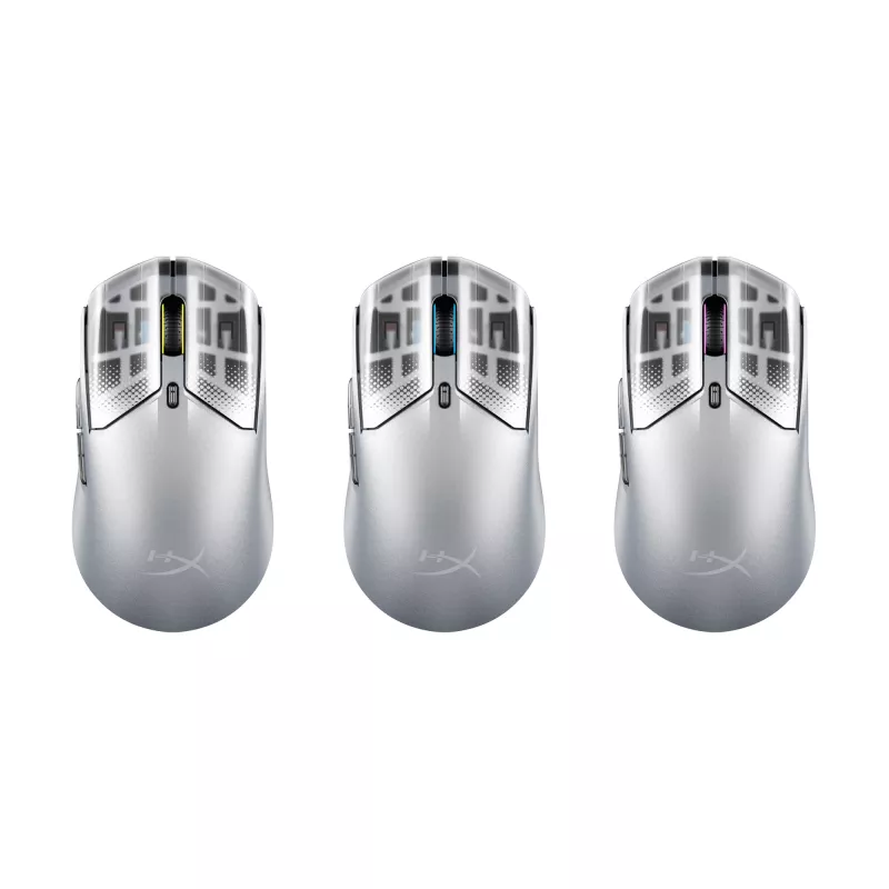 HyperX Pulsefire Haste 2 S Silver bezdrôtová herná myš