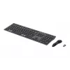 HP 720 Multi-Device nabíjateľná bezdrôtová klávesnica, Full-size (100%), bezdrôtová, USB + Bluetooth, mechanická, QWERTY, čierna