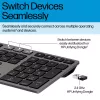 HP 720 Multi-Device nabíjateľná bezdrôtová klávesnica, Full-size (100%), bezdrôtová, USB + Bluetooth, mechanická, QWERTY, čierna
