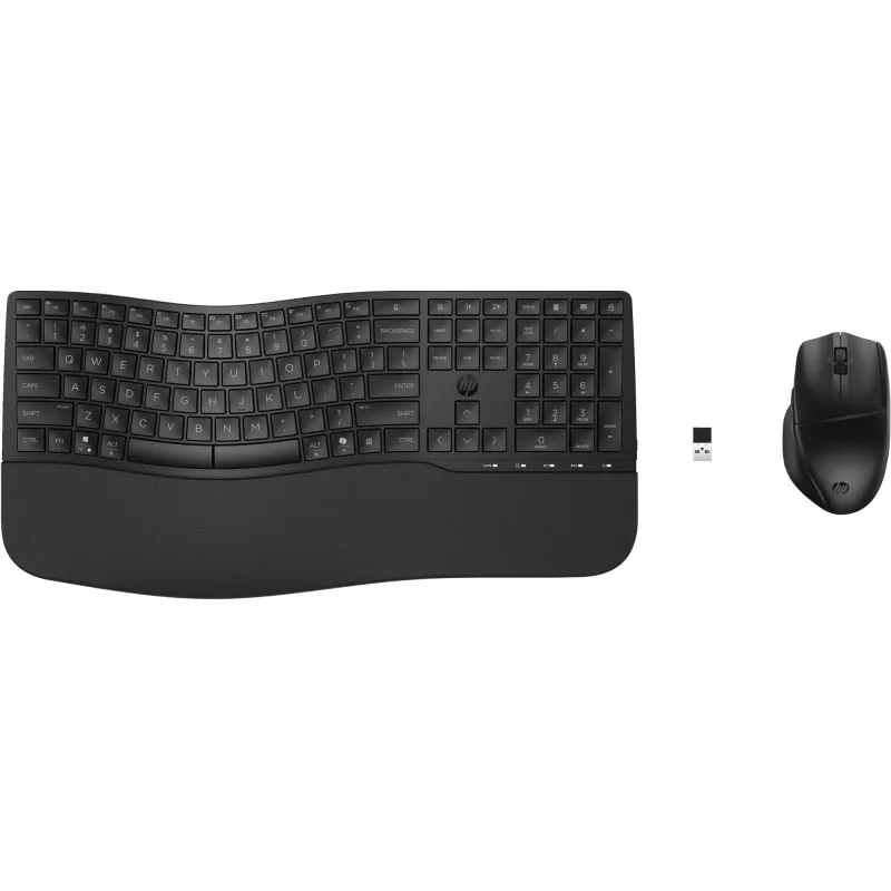 HP 685 Comfort Dual-Mode sada klávesnica a myš bezdrôtová Bluetooth Full-Size zakrivená