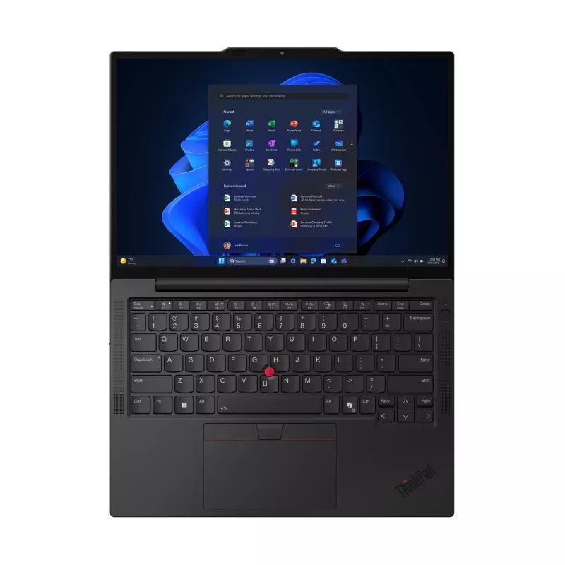 Lenovo ThinkPad X13 Gen 6 (Intel) Intel Core Ultra 5 225U Laptop 33,8 cm (13,3 inch) WUXGA 16 GB LPDDR5x-SDRAM 512 GB SSD Wi-Fi 6E (802.11ax) Windows 11 Pro Angličtina Čierna