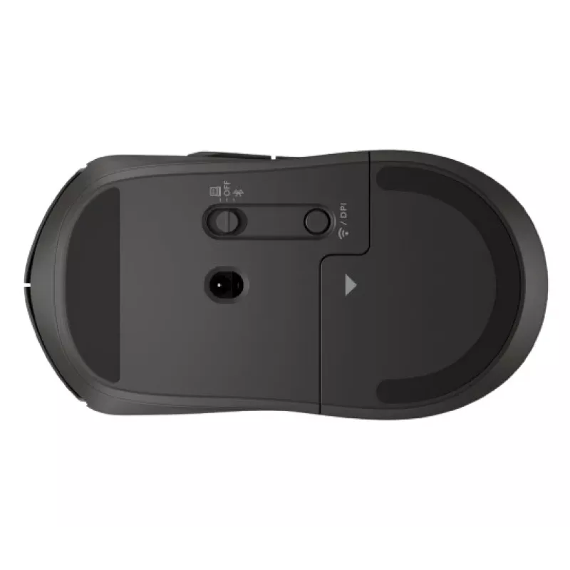 Bezdrôtová myš HP 405 Quiet — obojručná, optická 1200 DPI, RF Wireless + Bluetooth, 5 tlačidiel, na batérie, čierna