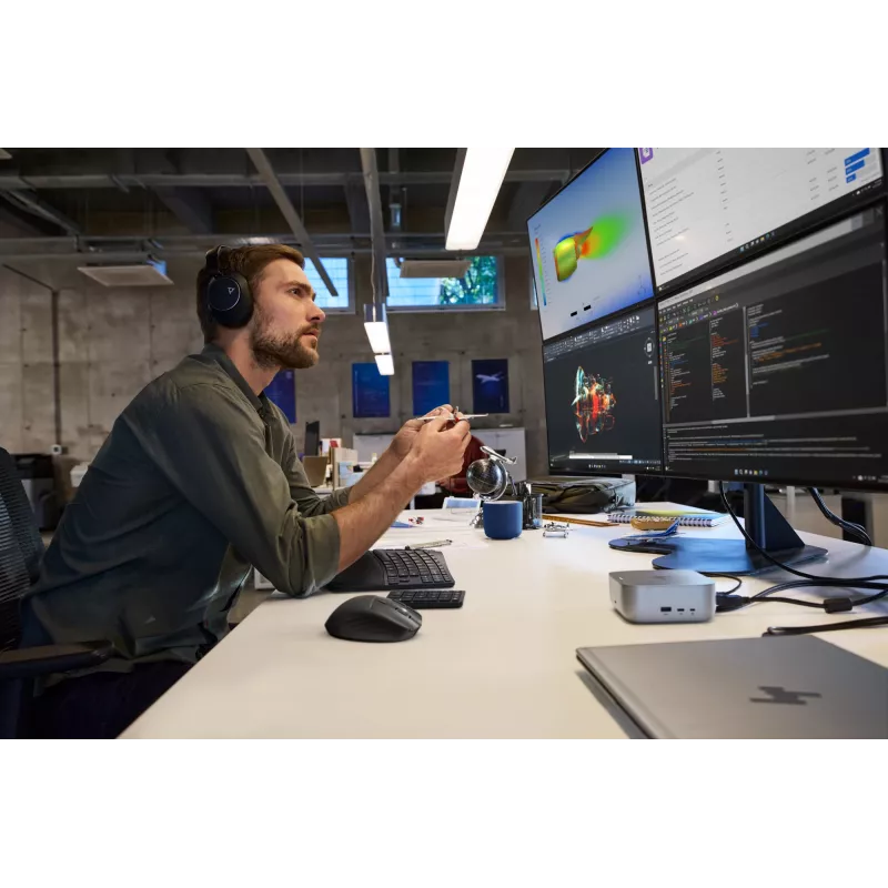 Káblová optická myš HP B8YX3AA — kompaktná káblová optická myš, 123,9 × 99,7 × 45,3 mm