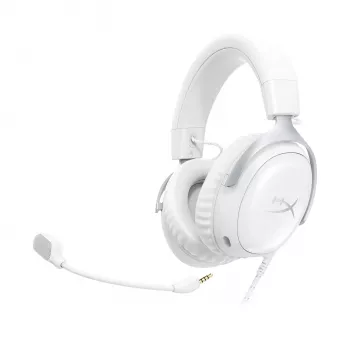 HyperX Cloud III - herný headset (biela), biela, Čína, Thajsko, Circumaural, uzavretý, 155 mm, 86,7 mm