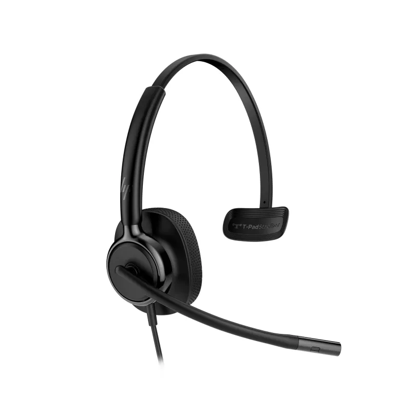 HP Poly Mission 415 monaurálny káblový USB headset (Bulk), 99 g, čierny