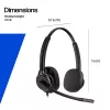 HP Poly Mission 415 monaurálny káblový USB headset (Bulk), 99 g, čierny
