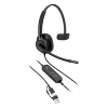 HP Poly Mission 415 monaurálny káblový USB headset (Bulk), 99 g, čierny