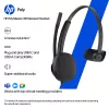 HP Poly Mission 415 monaurálny káblový USB headset (Bulk), 99 g, čierny