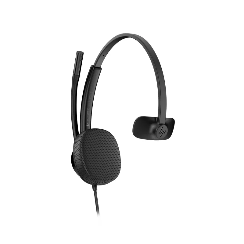 HP Poly Mission 415 monaurálny káblový USB headset (Bulk), 99 g, čierny