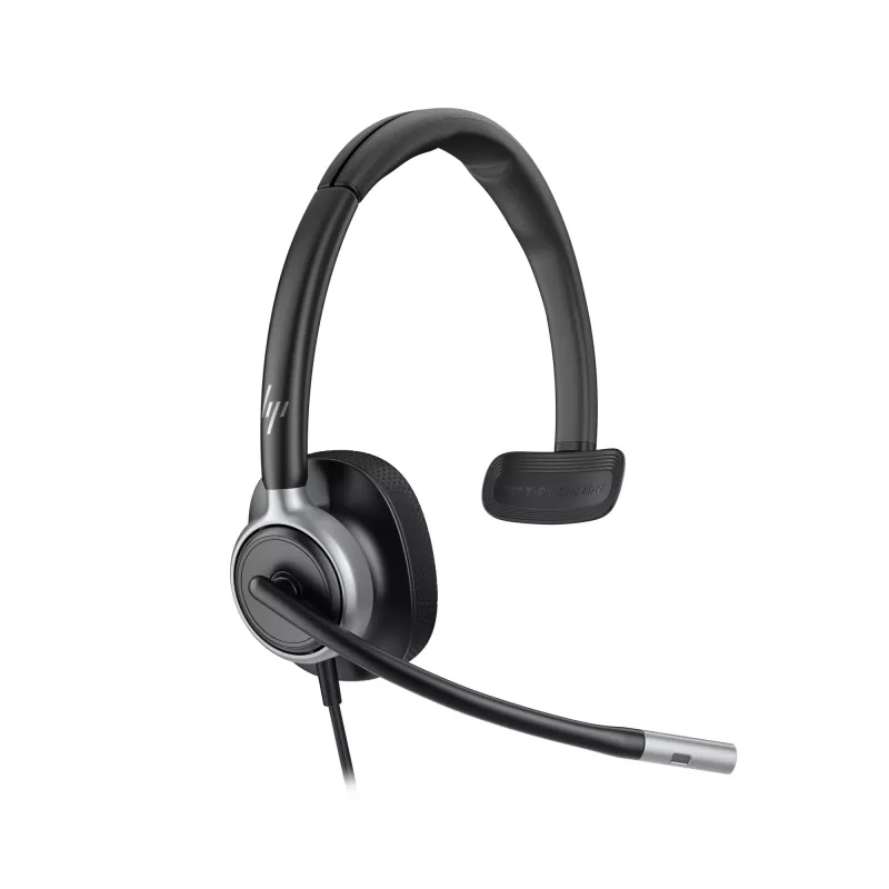 HP Poly Mission 615 monaurálny káblový USB headset, 117,5 g, čierny