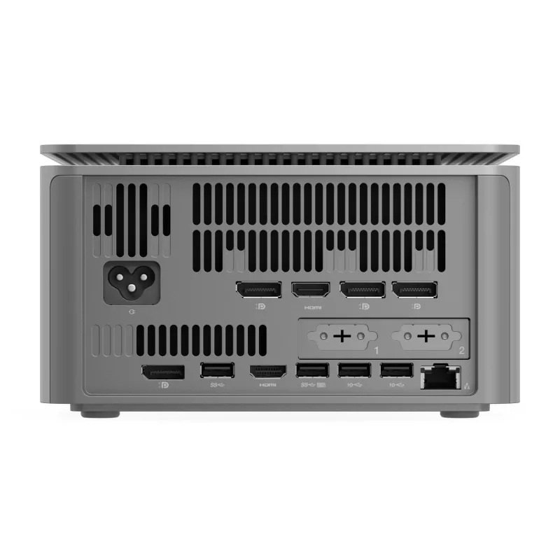 Lenovo ThinkCentre neo Ultra Intel® Core™ i7 i7-14700T 32 GB DDR5-SDRAM 1 TB SSD NVIDIA GeForce RTX 4060 Windows 11 Pro Mini-PC sivá