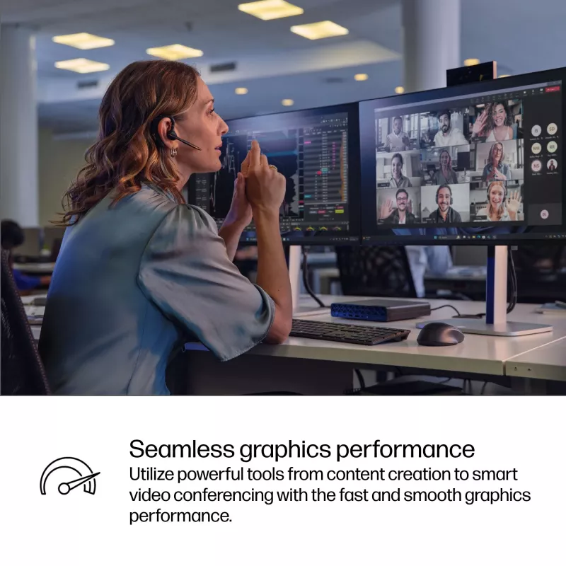 Mini PC HP EliteDesk 8 Mini G1i AI — Intel Core Ultra 7 265T, 16 GB DDR5, 1 TB SSD, Windows 11 Pro, čierna