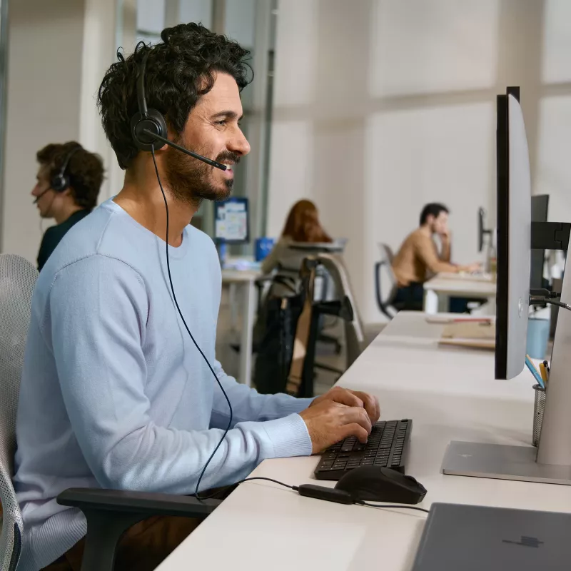 HP Poly Mission 425 stereo USB káblový headset