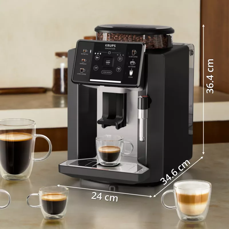 Krups Sensation EA910A plnoautomatický kávovar na espresso 1,7 l
