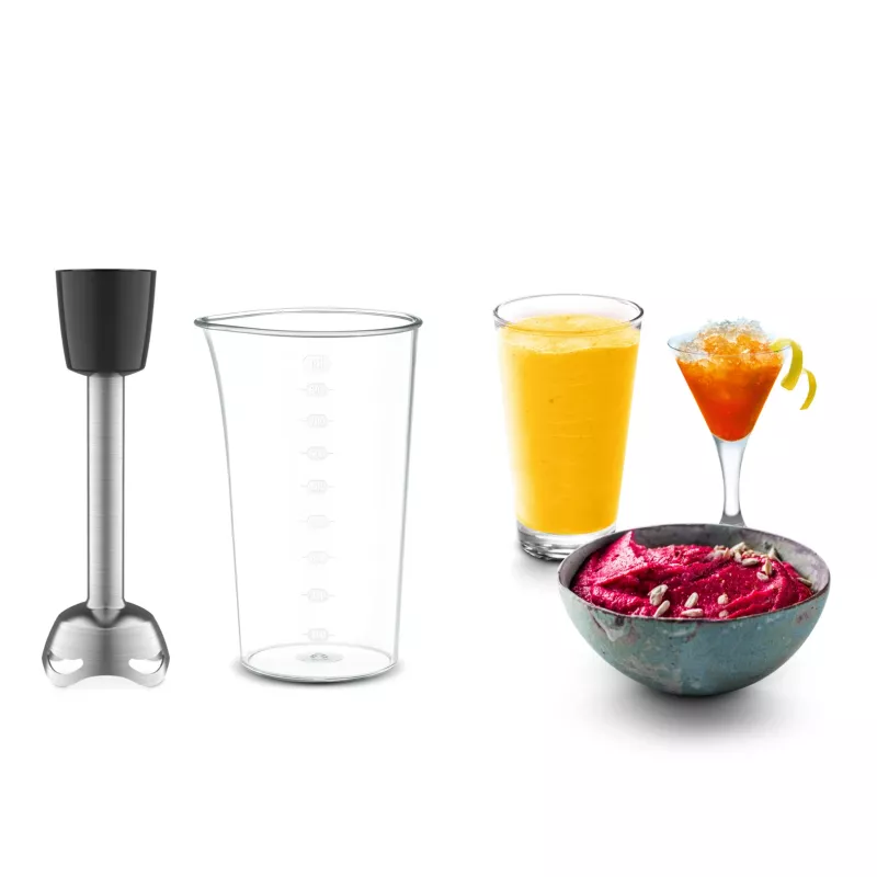 Tefal Powermix Silence HT6525 ručný mixér 600 W červená