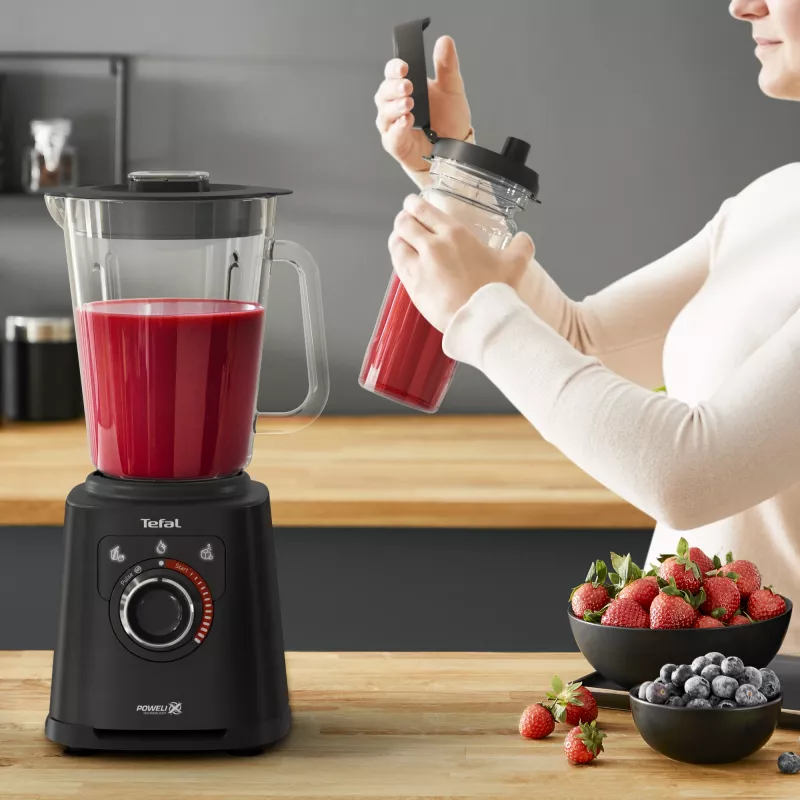 Tefal Perfectmix+ BL87G8 1.5 L stolový mixér 1200 W čierna