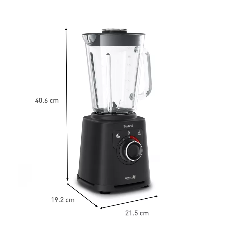 Tefal Perfectmix+ BL87G8 1.5 L stolový mixér 1200 W čierna
