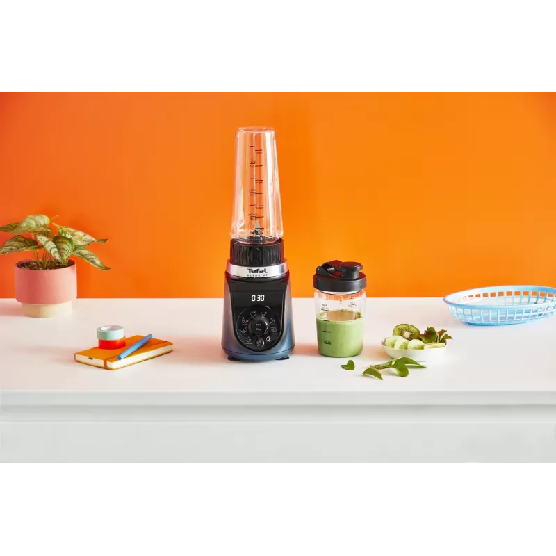 Tefal Blend Up BL19H4F0 mixér 0,85 l stolový mixér 1000 W modrá, transparentná