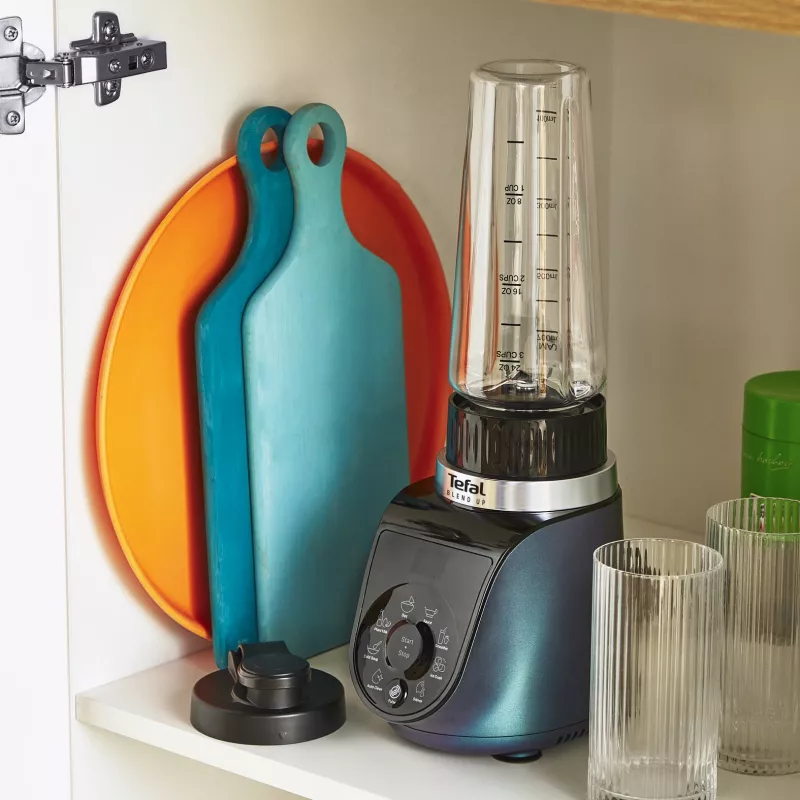 Tefal Blend Up BL19H4F0 mixér 0,85 l stolový mixér 1000 W modrá, transparentná