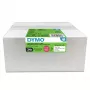Kotúče etikiet Dymo 2223589 – biele papierové etikety 5,4 × 2,5 cm, 500 etikiet/kotúč, 12000 etikiet/balenie, FSC