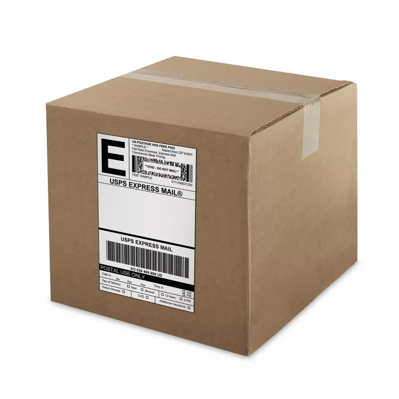 DYMO 2238107 prepravné štítky UPS, 102 x 210 mm, 6 roliek x 140 štítkov, čierne na bielom