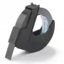 DYMO Authentic Embossing Label Tape | 9 mm x 3 m rolka | biela tlač na čiernej | samolepiaca | pre embosovacie prístroje | 1 kus