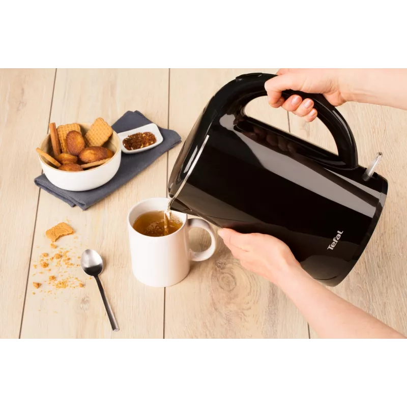 Tefal Safe'Tea KO2608 rýchlovarná kanvica 1,7 l 1800 W čierna
