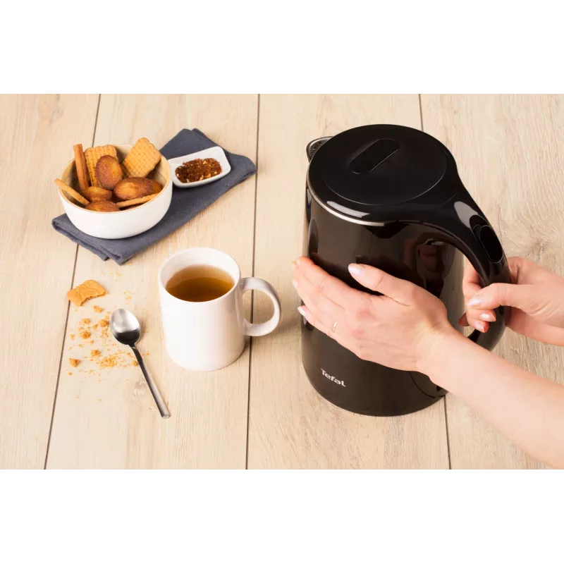 Tefal Safe'Tea KO2608 rýchlovarná kanvica 1,7 l 1800 W čierna