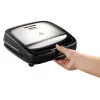 Kontaktný gril Tefal SM193D – elektrický stolný gril, čierna a nehrdzavejúca oceľ, 1,9 kg