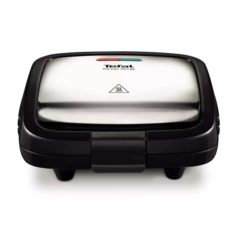 Kontaktný gril Tefal SM193D – elektrický stolný gril, čierna a nehrdzavejúca oceľ, 1,9 kg