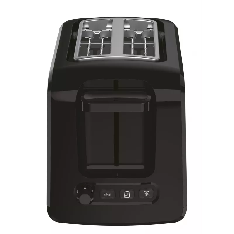 Tefal Express TT410D hriankovač 7 2 plátky 850 W čierna, nehrdzavejúca oceľ